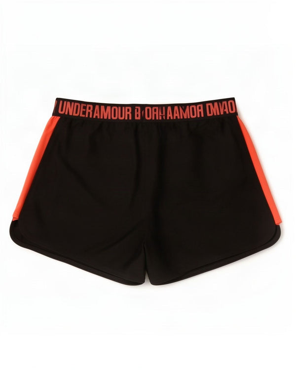 Pantaloncini sportivi Under Armour da donna Heat Gear UK 14 Large Black Colourblock
