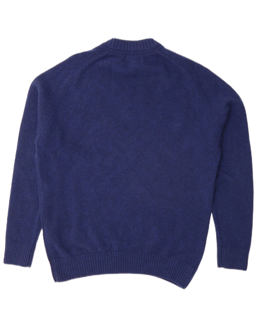 Maglione maglione girocollo da uomo Barbour XL in lana blu