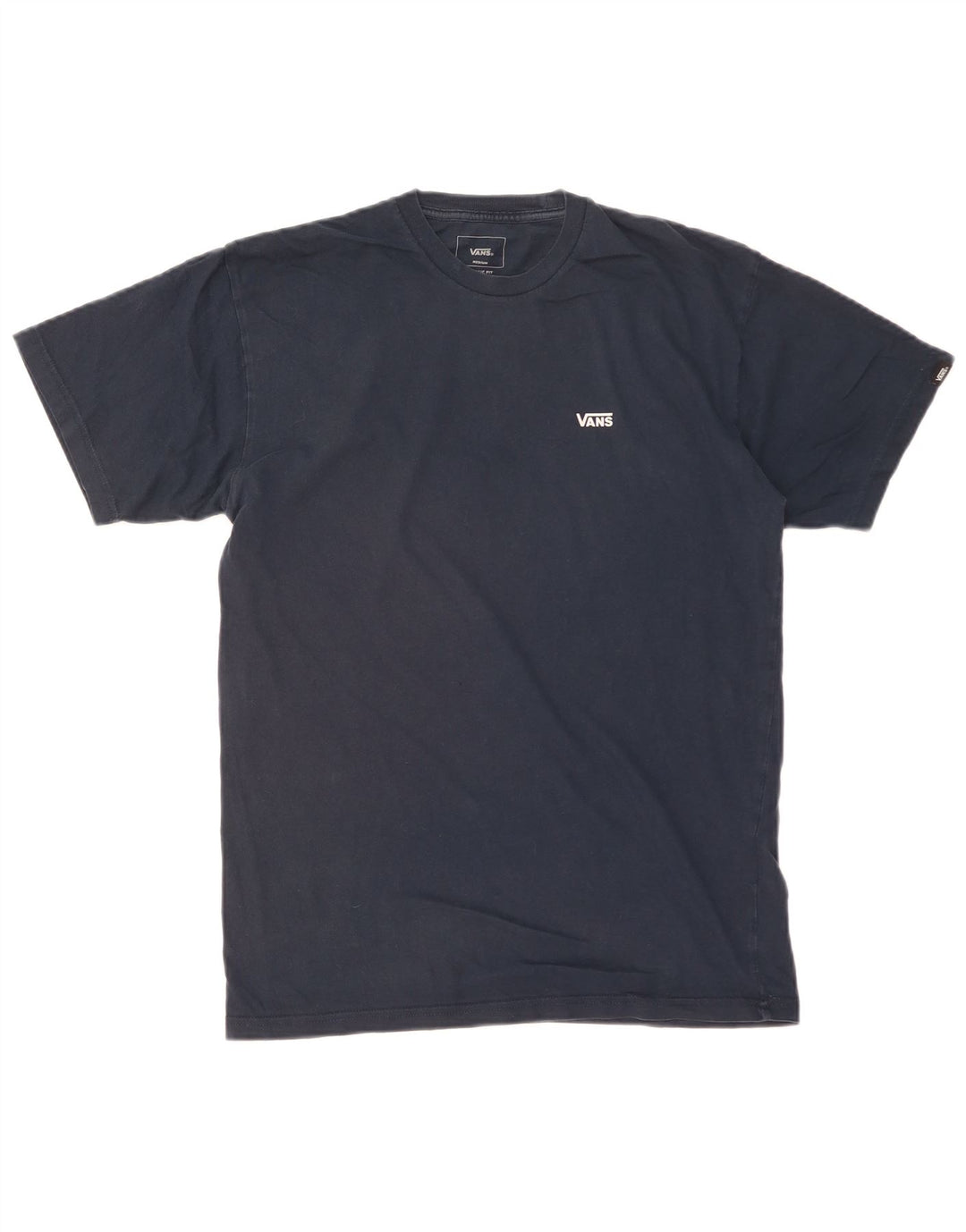 T-shirt da uomo con vestibilità classica VANS, maglietta media in cotone blu navy