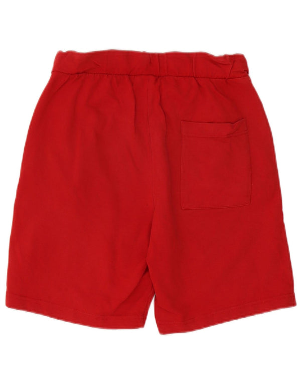 Pantaloncini sportivi grafici BENETTON da bambino 11-12 anni in cotone rosso