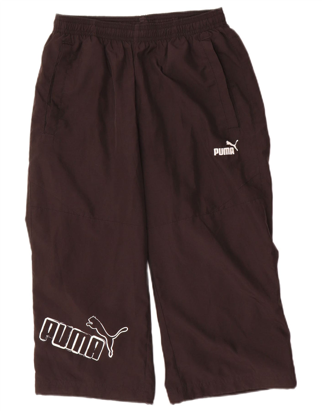 Pantaloni da tuta con grafica Puma da ragazzo 13-14 anni in poliestere nero