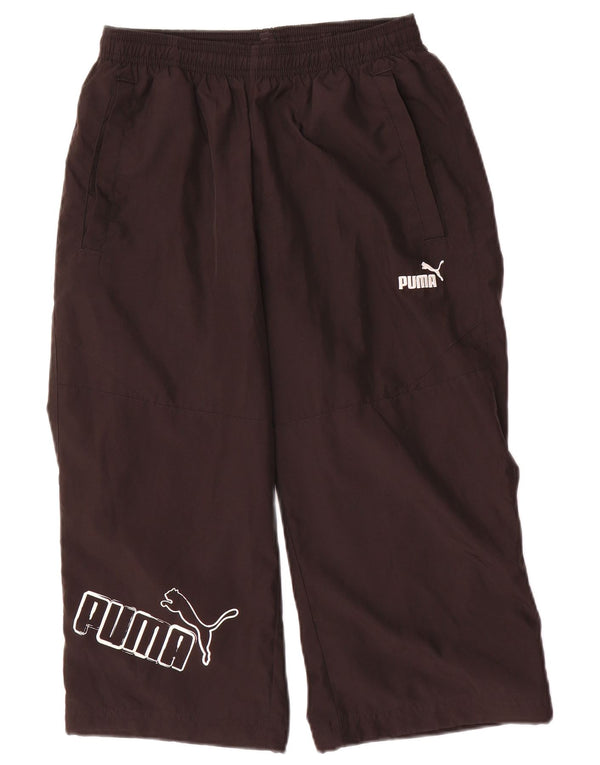 Pantaloni da tuta con grafica Puma da ragazzo 13-14 anni in poliestere nero