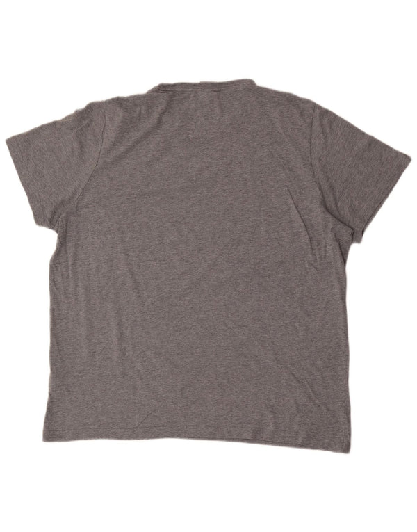 T-shirt da uomo Puma Top 2XL in cotone grigio