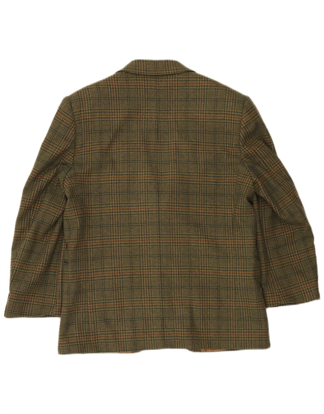 Giacca blazer da uomo a 2 bottoni Incom UK 38 media pied de poule kaki