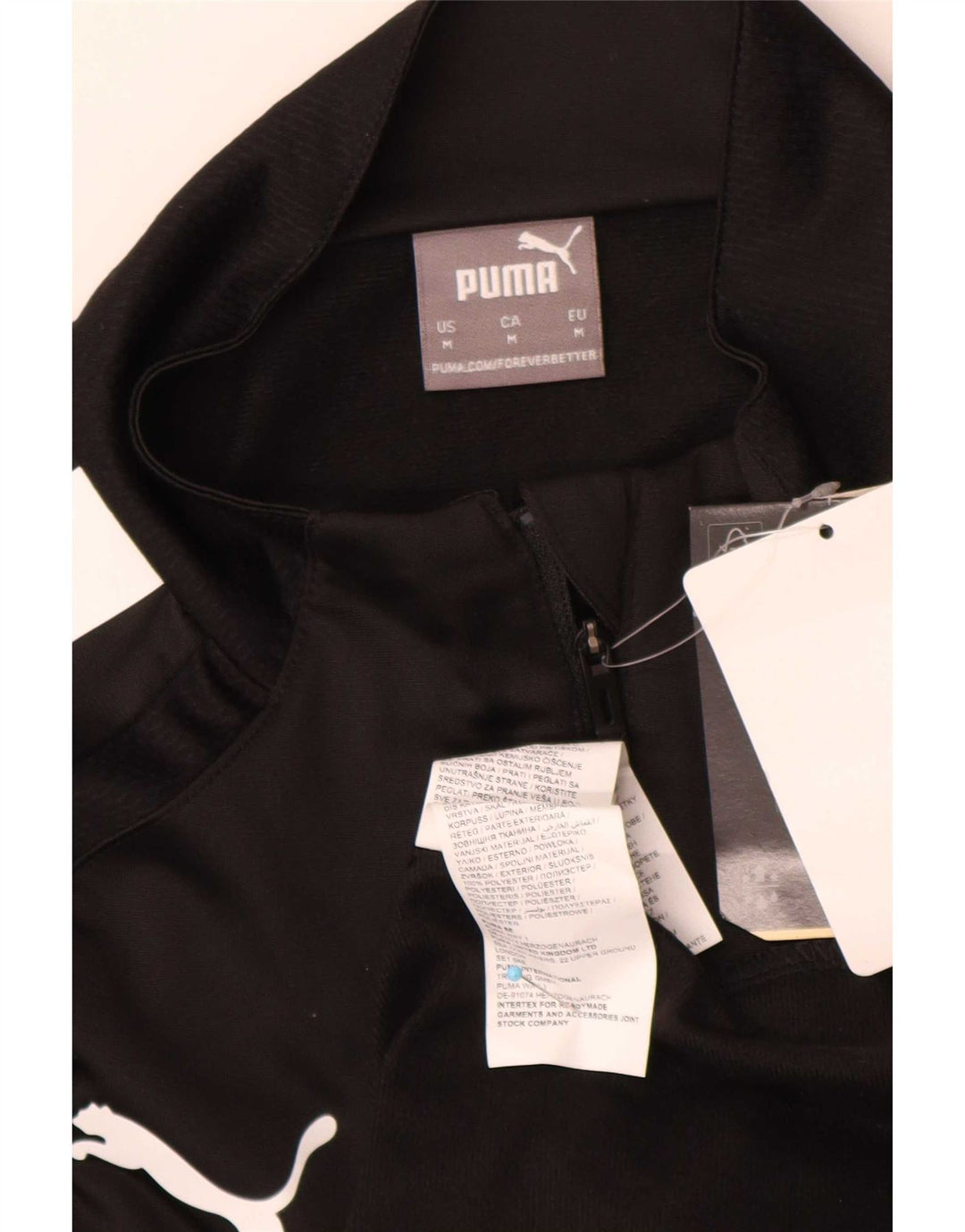 Puma Maglia grafica da uomo a maniche lunghe media nera sportiva
