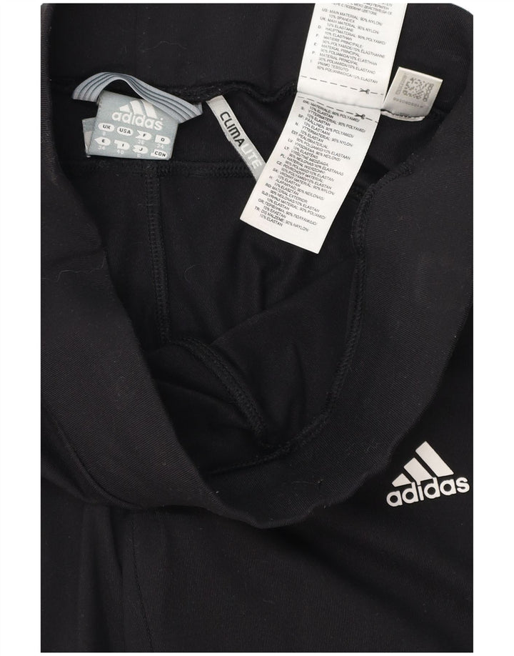 Pantaloni da tuta Adidas Climalite da donna UK 8 Small Poliestere nero