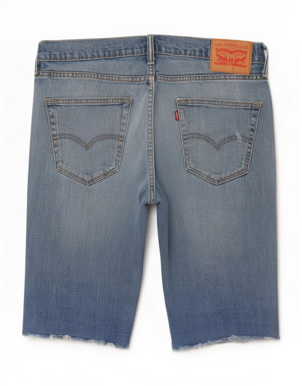 Levi's Mens Denim Shorts Large W34 Blue Cotton