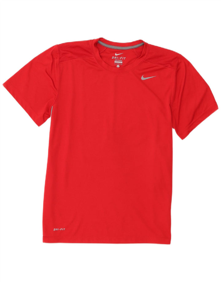 T-shirt Nike Dri Fit da uomo, grande, in poliestere rosso