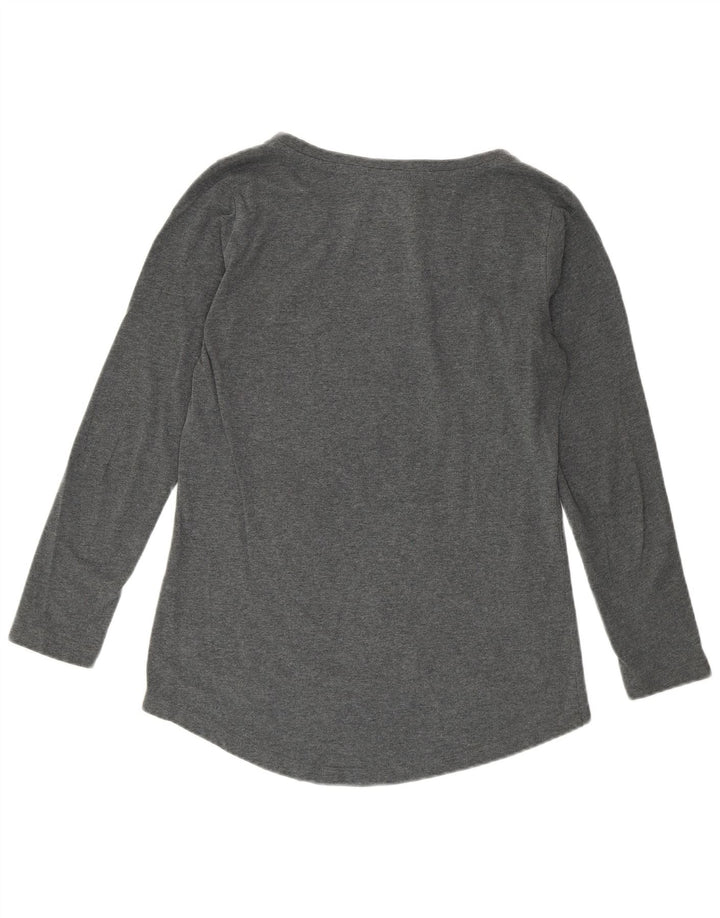 CHAMPION T-shirt grafica da donna con vestibilità Heritage UK 14 Large Grigio