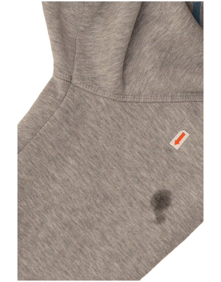 Maglione con cappuccio grafico da uomo Weird Fish grande grigio chiazzato