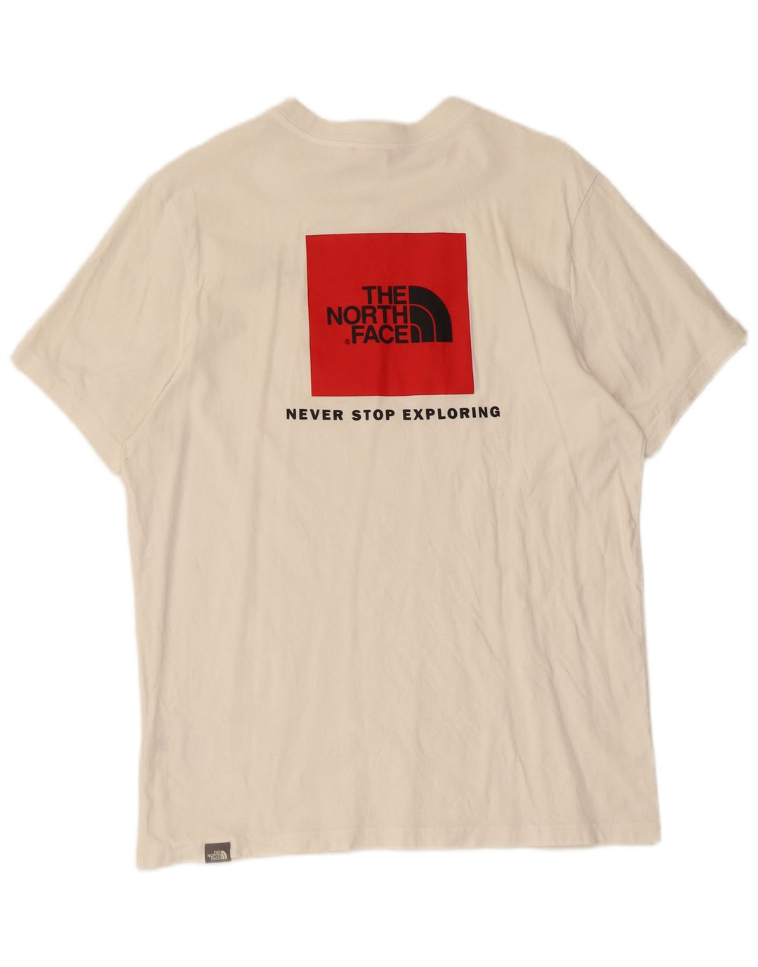 T-shirt grafica da uomo The North Face Top in cotone bianco medio