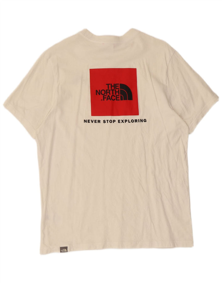 T-shirt grafica da uomo The North Face Top in cotone bianco medio