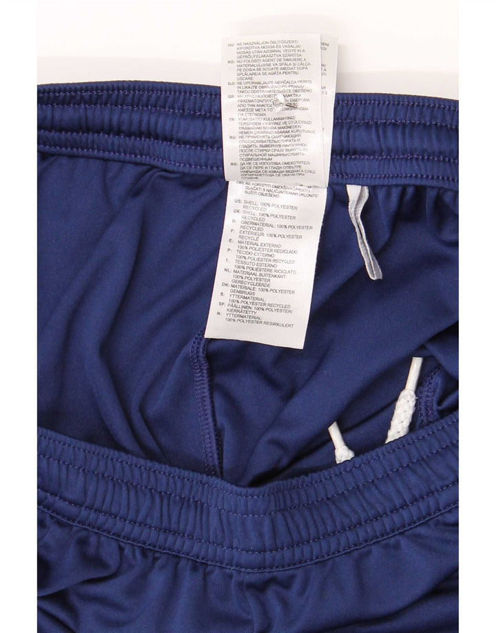 Pantaloncini sportivi Adidas Climalite da uomo, poliestere color block medio blu navy
