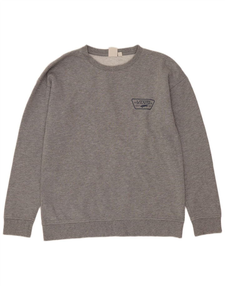 Felpa grafica da uomo VANS Maglione XS Grigio
