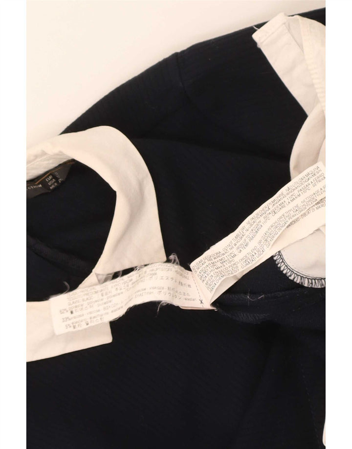 Top Zara a maniche lunghe da donna, in camicetta UK 10 Small, colore blu navy