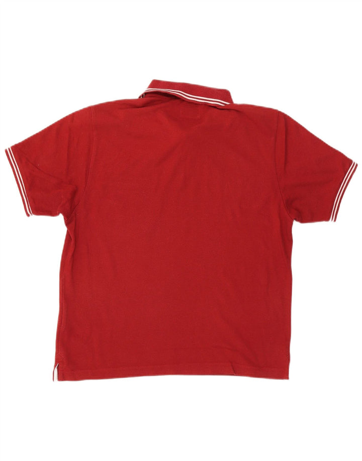 Polo da uomo Easy Fit CHAMPION piccola rossa in cotone