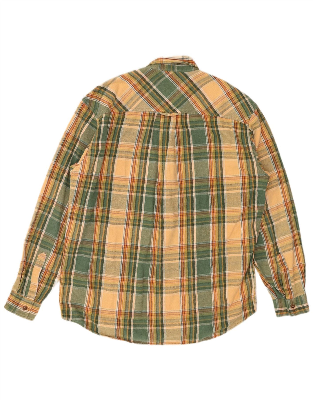 MARLBORO CLASSICS Camicia da uomo in flanella a quadri verde medio