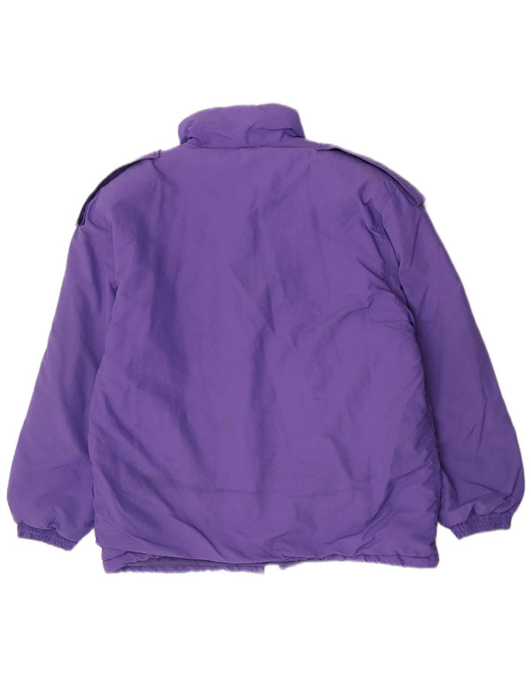 Giacca imbottita oversize militare da donna Belfe & Belfe UK 16 grande viola