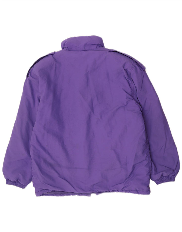 Giacca imbottita oversize militare da donna Belfe & Belfe UK 16 grande viola