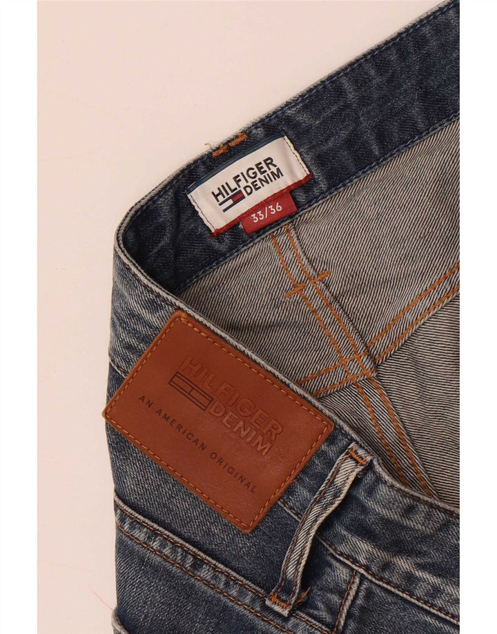Pantaloncini di jeans Ryan da uomo Tommy Hilfiger W33 blu medio