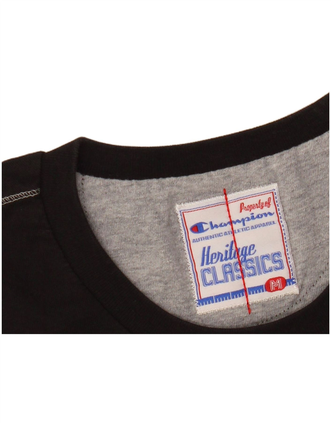 CHAMPION T-shirt corta da donna Heritage Classics UK 12 media nera