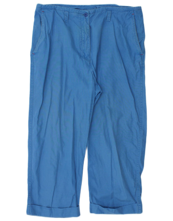 Pantaloni capri dritti da donna RALPH LAUREN US 10 Large W32 L20 Blu