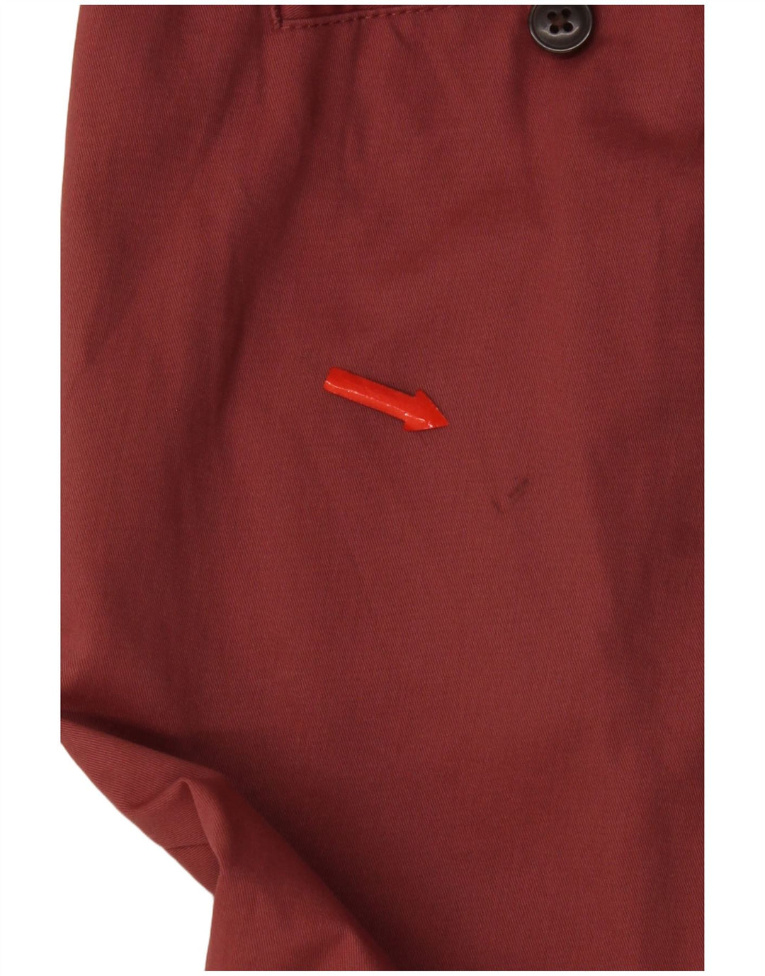 Pantaloni chino vestibilità regolare da uomo Marks & Spencer W34 L31 cotone rosso
