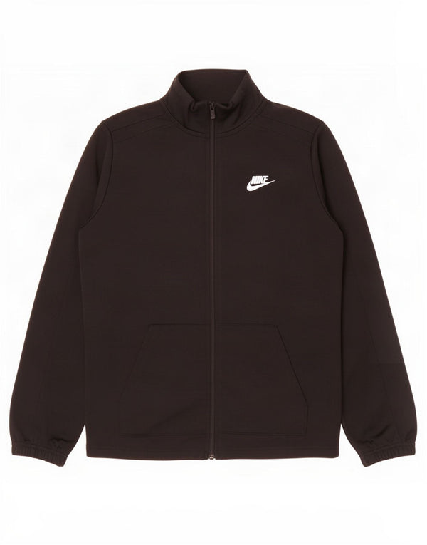 Giacca da ginnastica grafica da ragazzo Nike 12-13 anni XL poliestere nero
