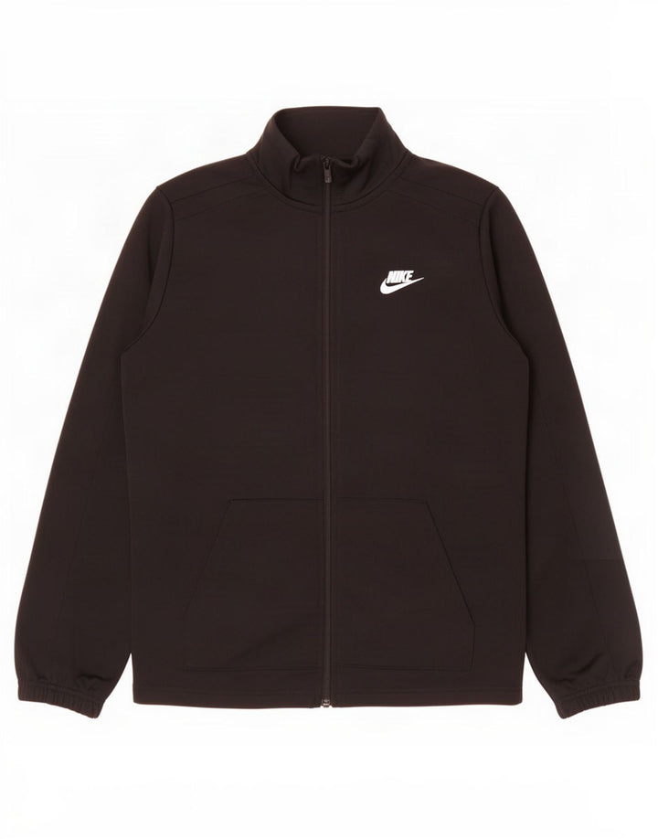 Giacca da ginnastica grafica da ragazzo Nike 12-13 anni XL poliestere nero