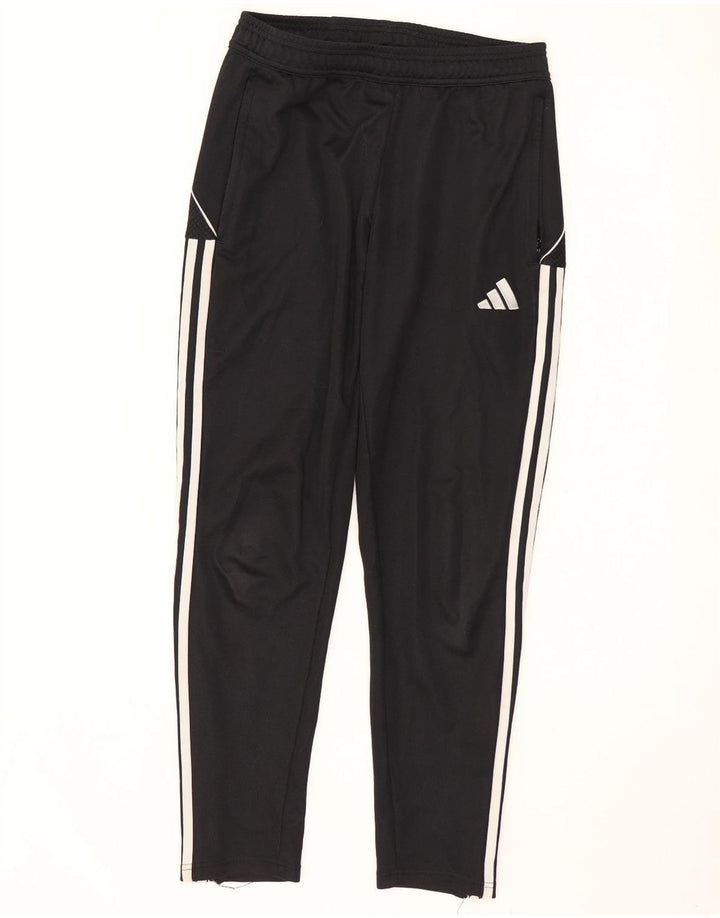 Pantaloni da tuta Adidas da uomo slim fit medio poliestere nero