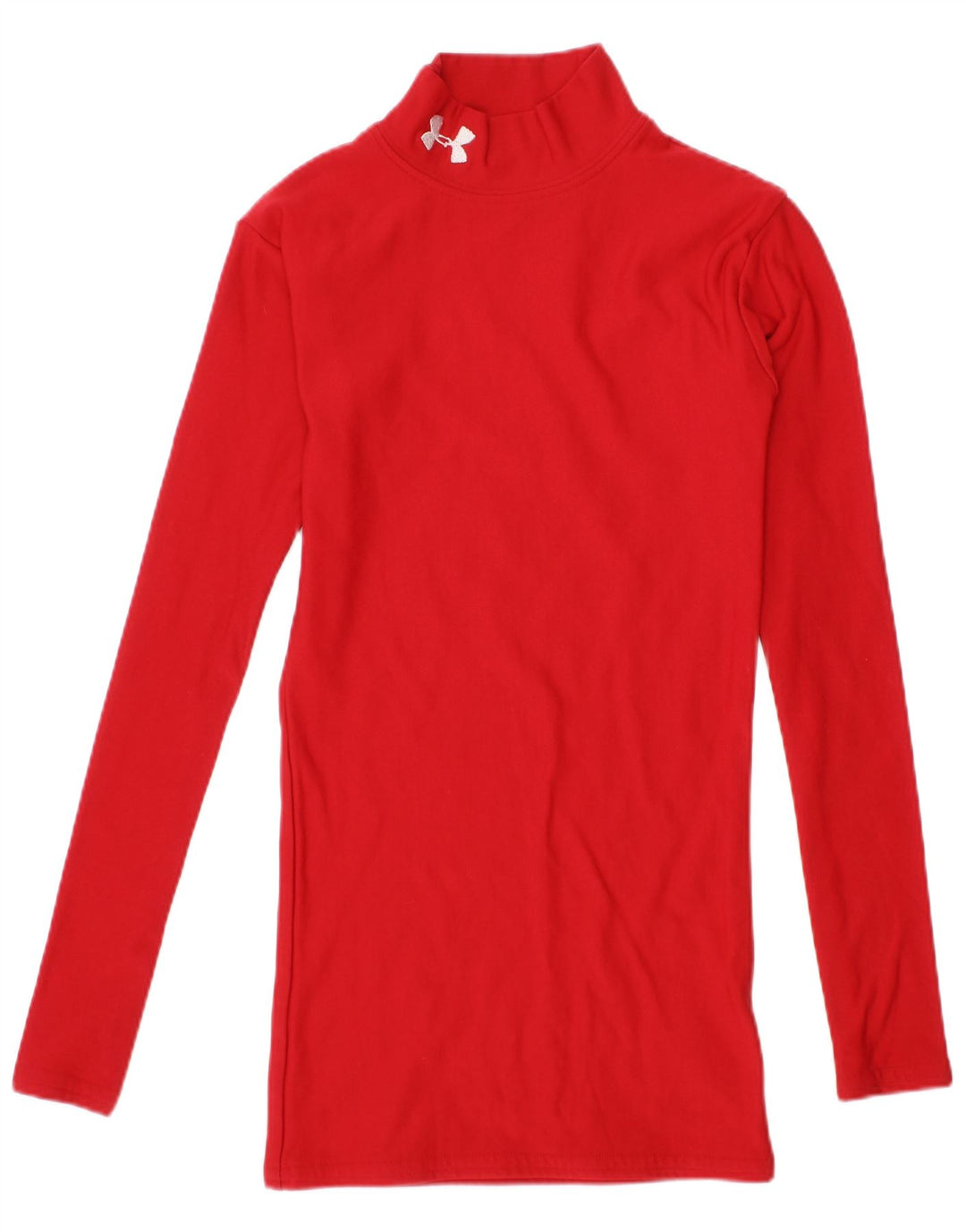 Maglia Cold Gear da bambina UNDER ARMOUR manica lunga 7-8 anni piccola in nylon rosso