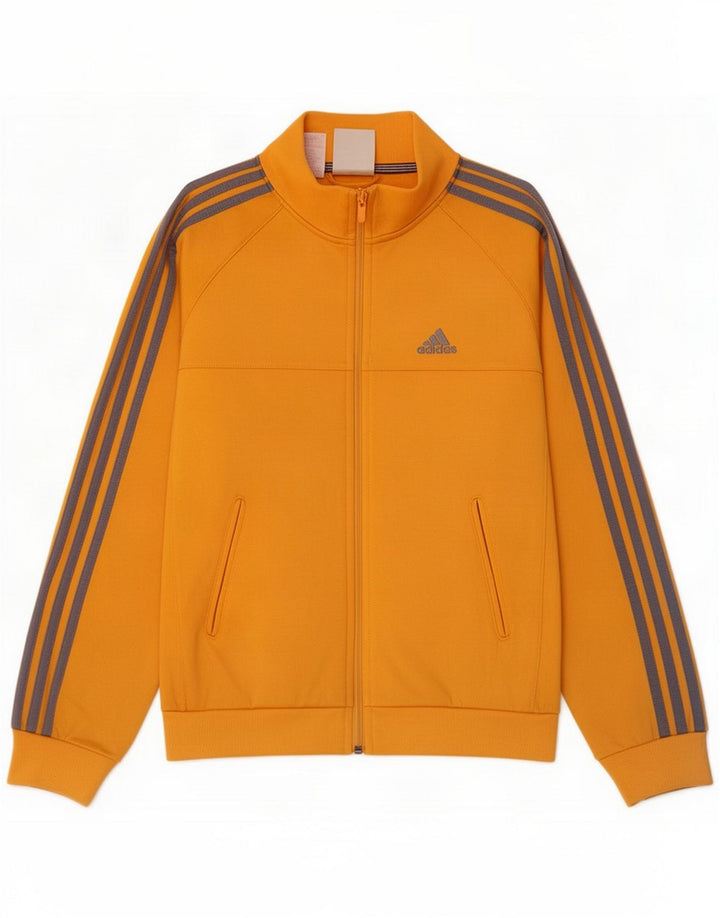 Adidas Giacca da tuta da ragazzo 14-15 anni Poliestere giallo