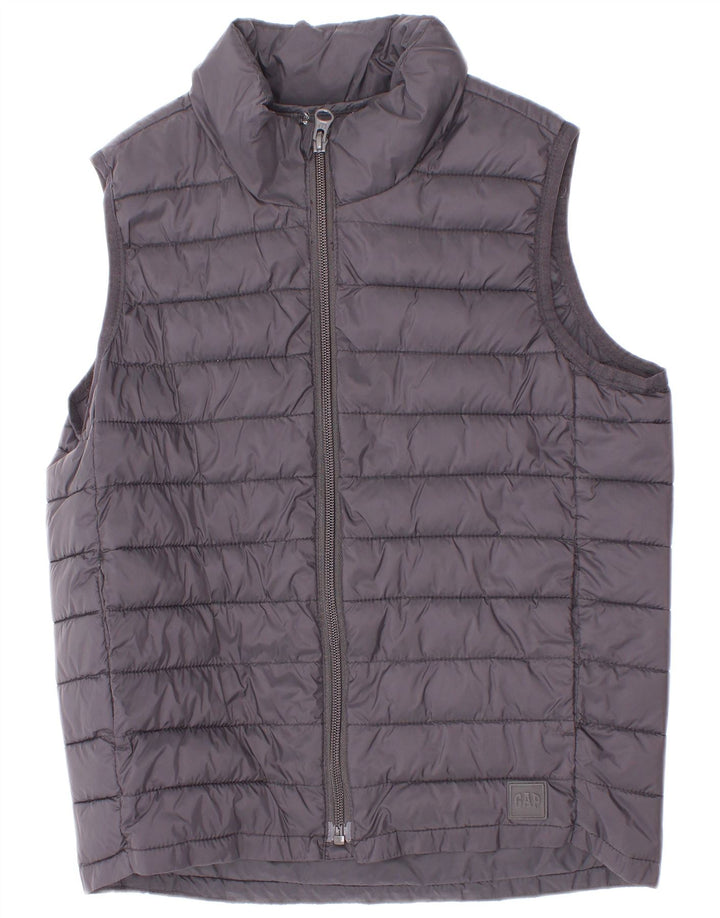 Gilet imbottito per ragazzi Gap 6-7 anni piccolo in nylon blu navy