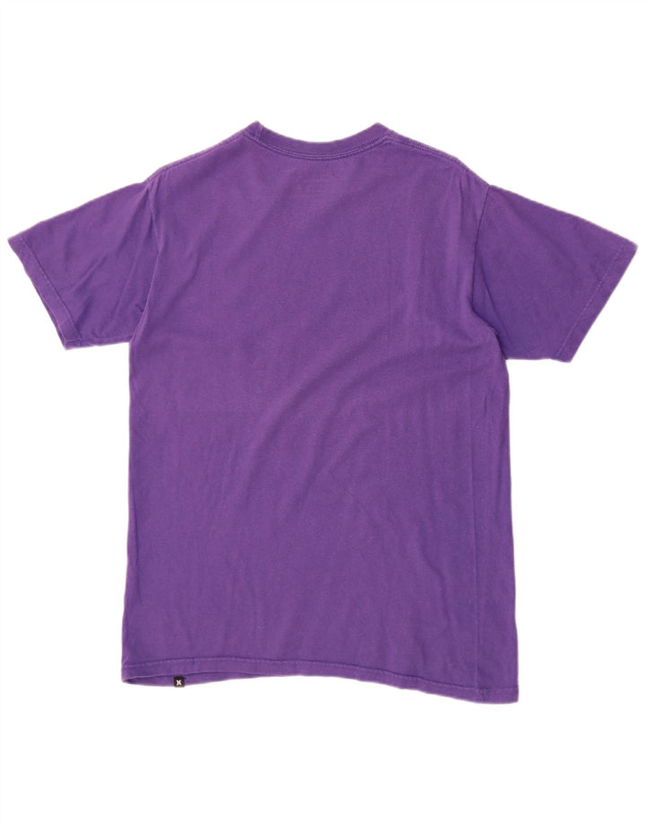 T-shirt grafica da uomo con vestibilità regolare Harley, cotone viola medio