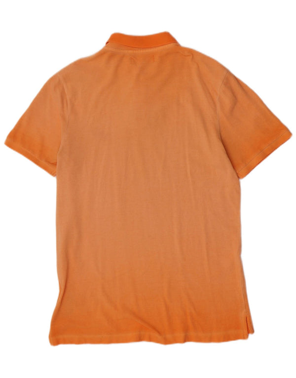Polo Nike da uomo grande in cotone arancione