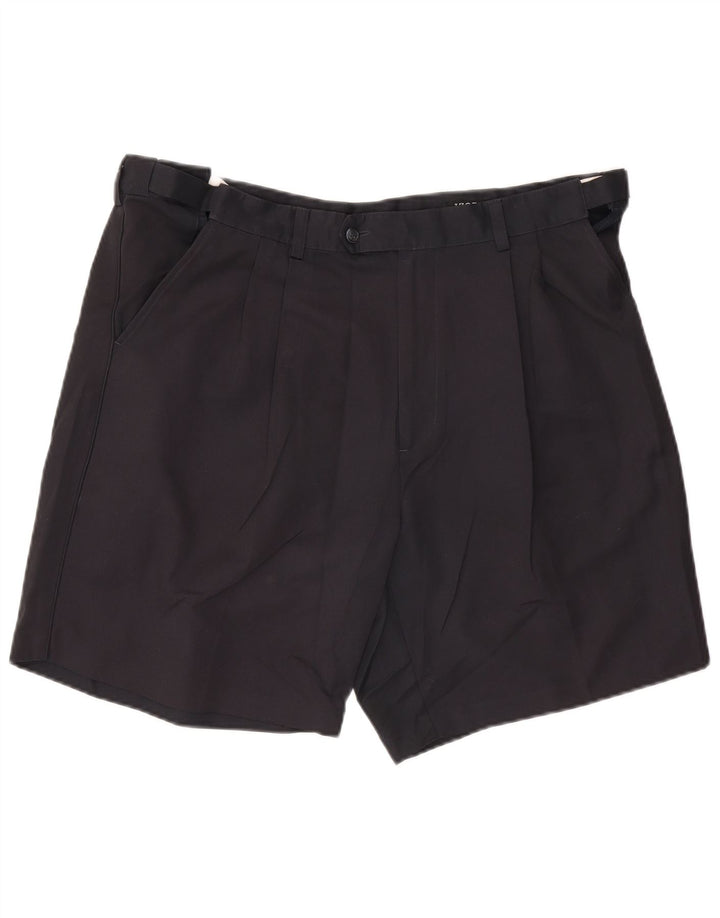 Pantaloncini casual con ancoraggio da uomo Izod W38 XL poliestere blu navy