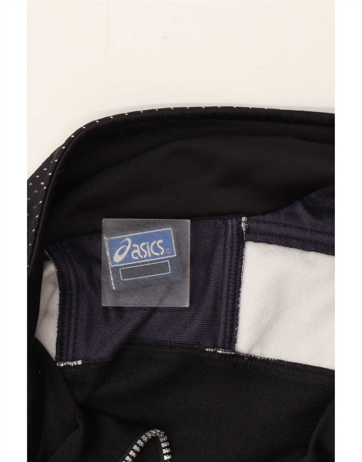 Giacca da ginnastica da uomo con vestibilità regolare Asics XL, color block nero