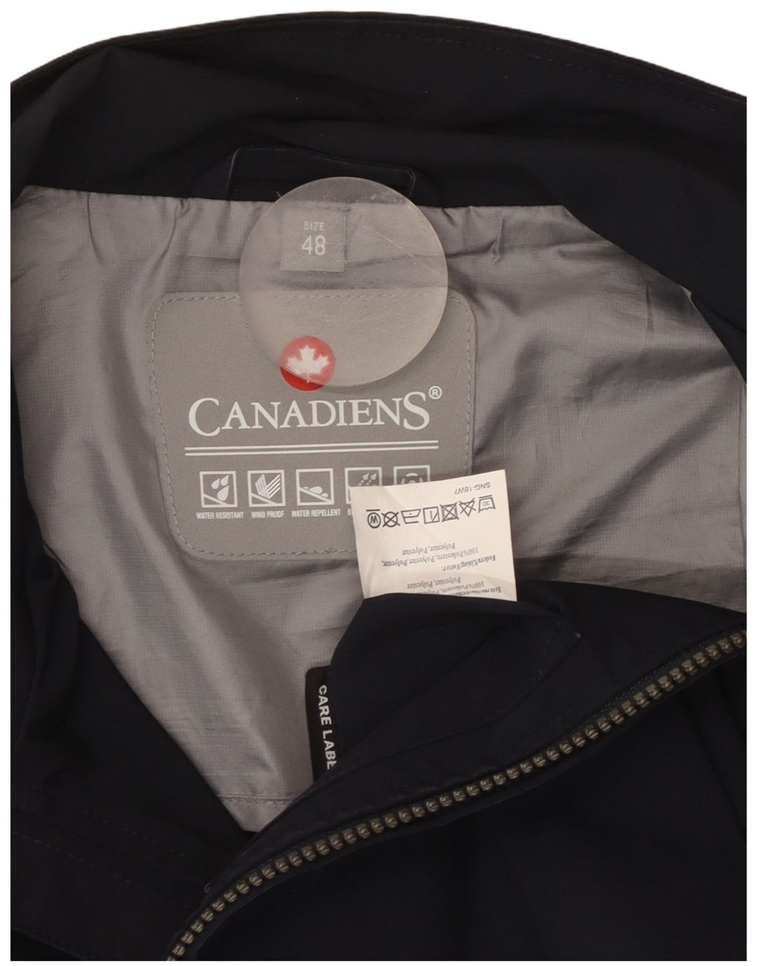 Giubbotto bomber da uomo Canadiens IT 48 medio blu navy poliestere