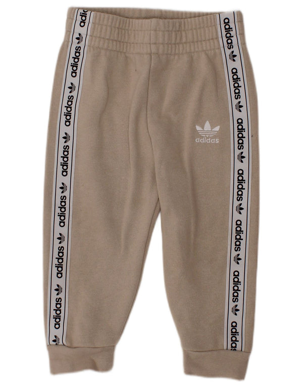Pantaloni da tuta da jogging ADIDAS per neonato con grafica 12-18 mesi Beige