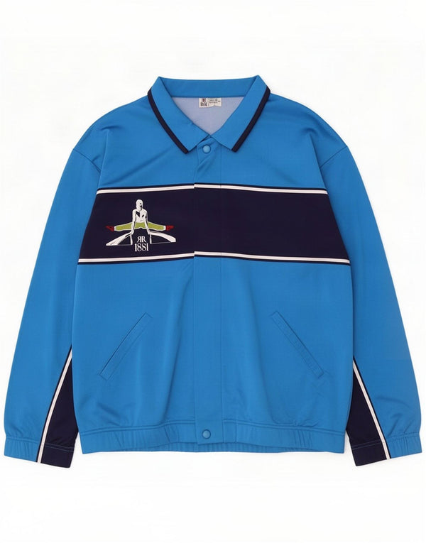 Giacca da tuta da uomo Cerruti 1881 IT 54 XL Blu Colourblock Nylon