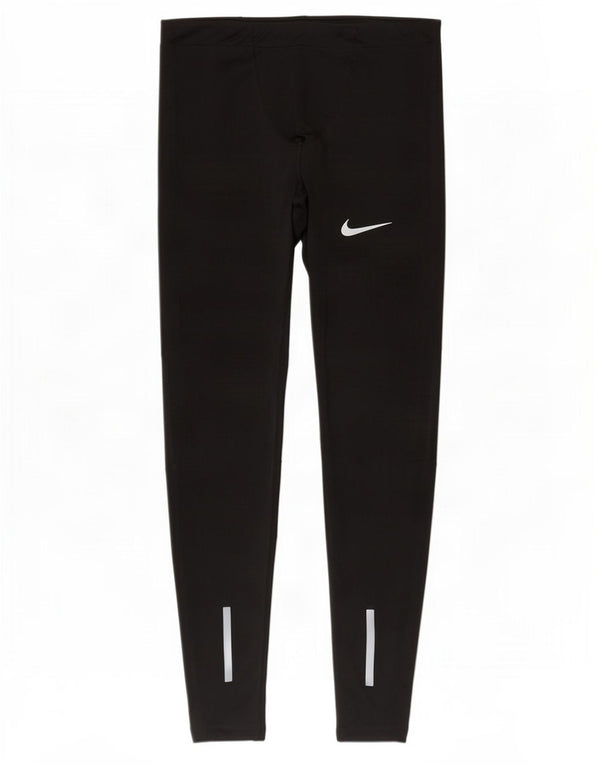 Leggings Nike Dri Fit da donna UK 12 medio nero poliestere