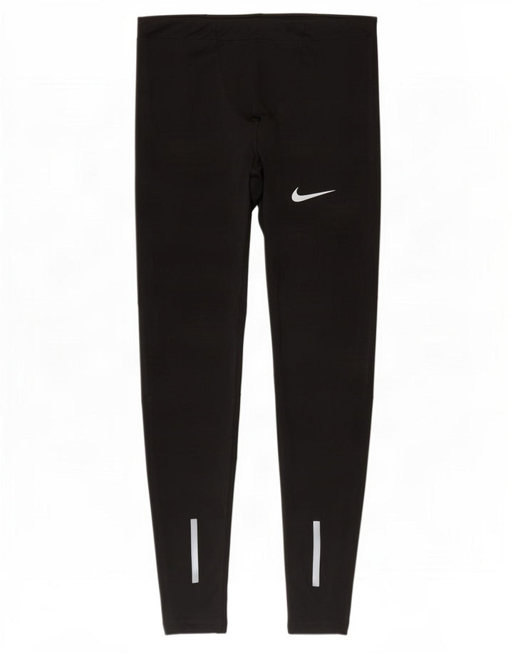 Leggings Nike Dri Fit da donna UK 12 medio nero poliestere