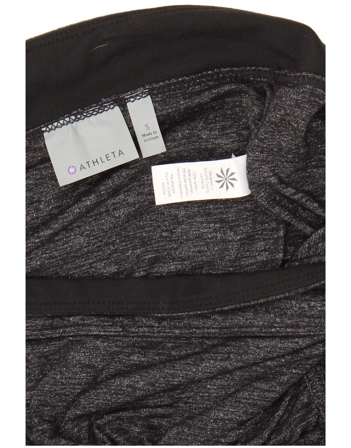 Gonna da donna Athleta piccola W28 nylon chiazzato grigio