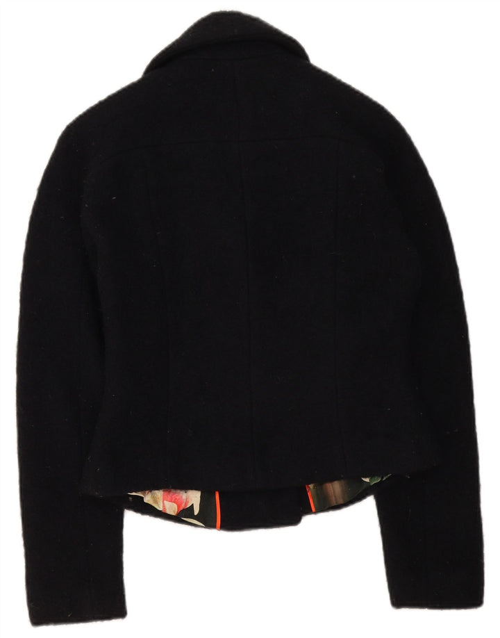 Giacca Bolero da donna Ted Baker UK 8 piccola lana nera