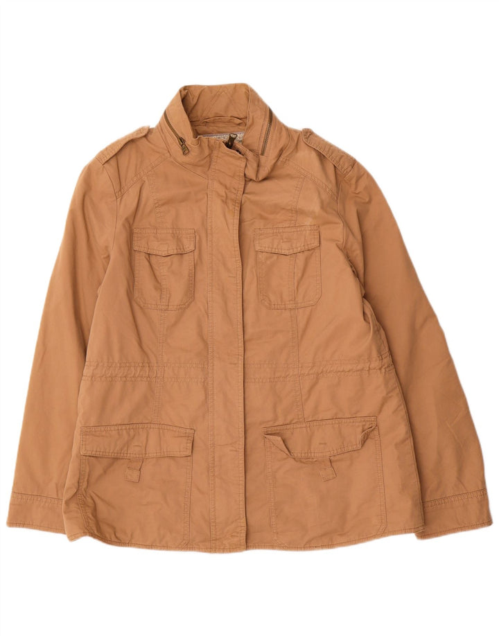 Giacca pratica con cappuccio Indigo da donna Marks & Spencer UK 14 Large Beige