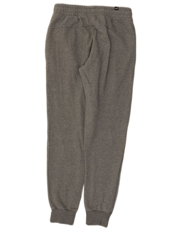 Pantaloni da tuta grafica da uomo Puma Joggers piccoli in cotone chiazzato grigio