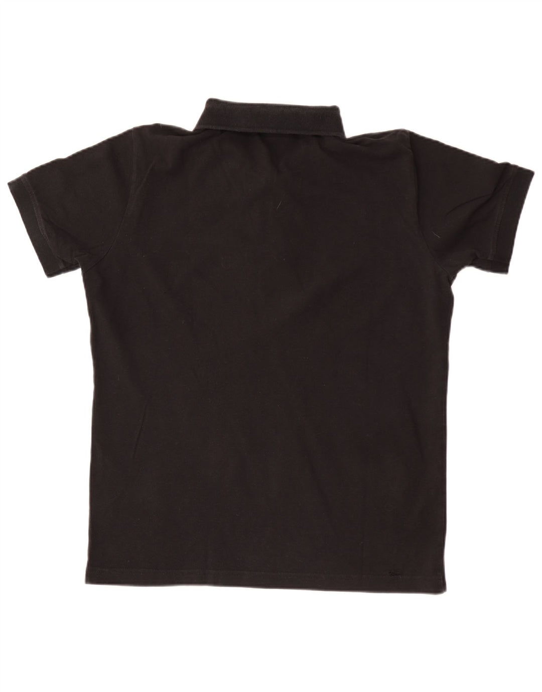 Polo Kappa Uomo Large Nera In Cotone
