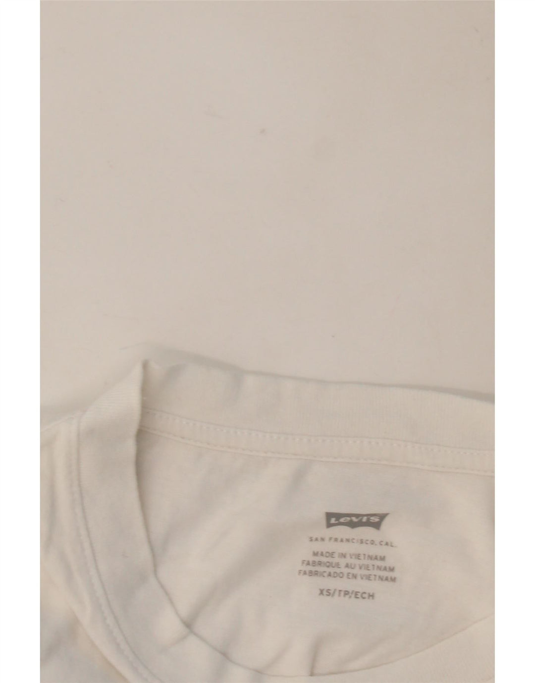 LEVI'S Womens Graphic Vest Top UK 6 XS White