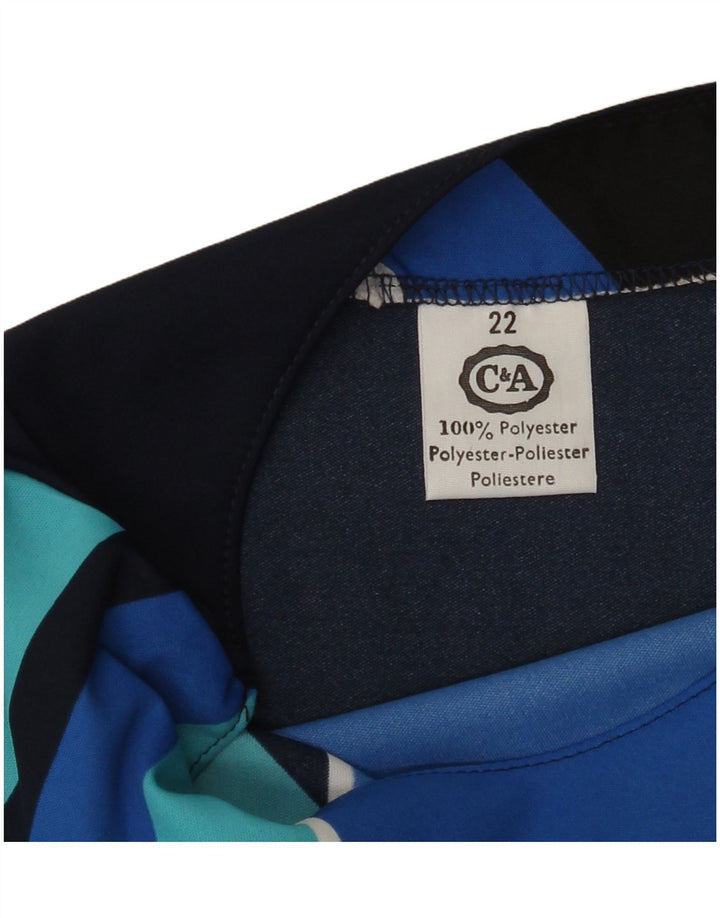 Abito a trapezio da donna C&A UK 22 3XL Poliestere floreale multicolore