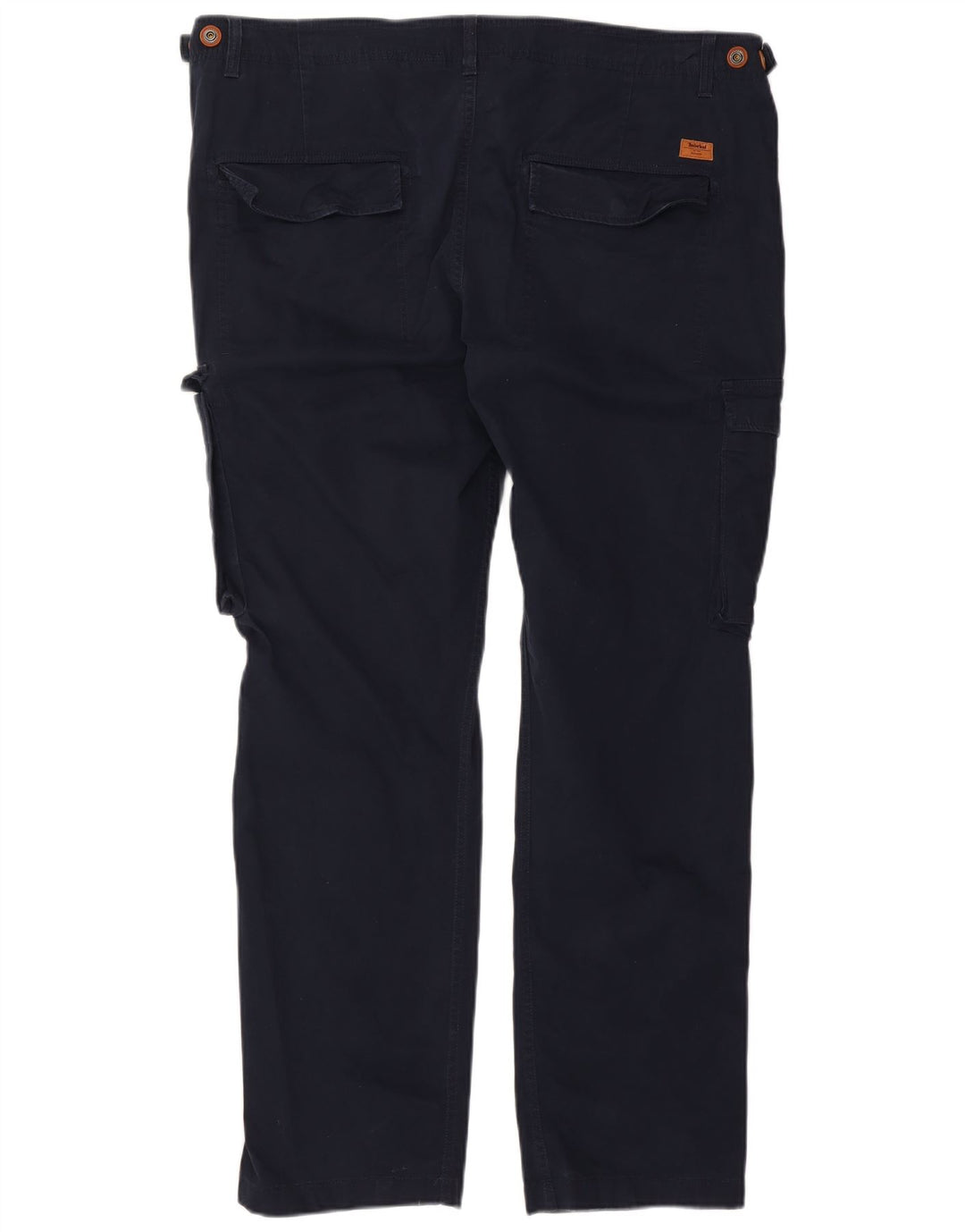 Pantaloni cargo dritti da uomo TIMBERLAND W42 L31 Blu Navy